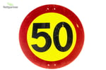 Fartsgrense 50 m/ festebraketter
