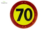 Fartsgrense 70 m/ festebraketter