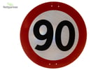 Fartsgrense 90 m/ festebraketter