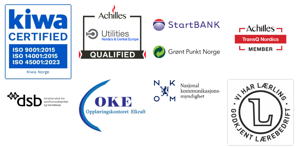 Sertifiseringer og godkjenninger