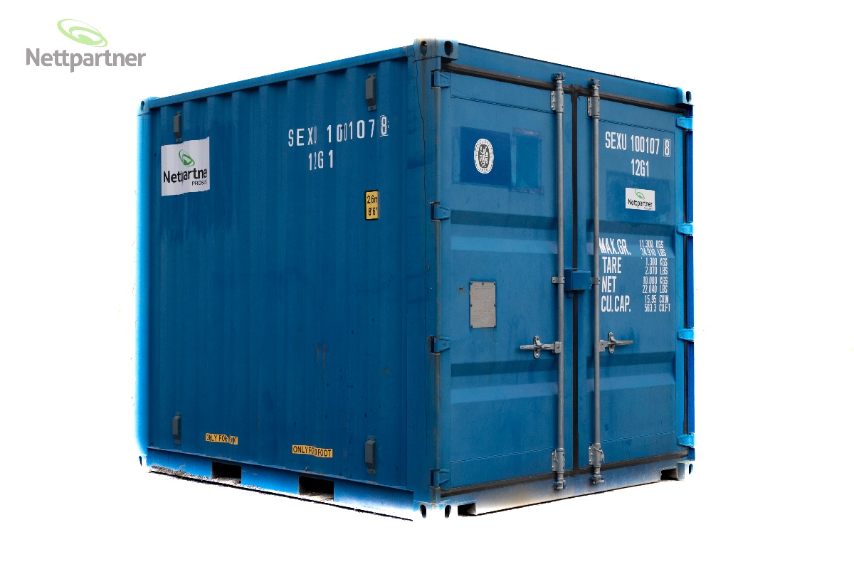 Utstyrs container 8 ft. flygbar