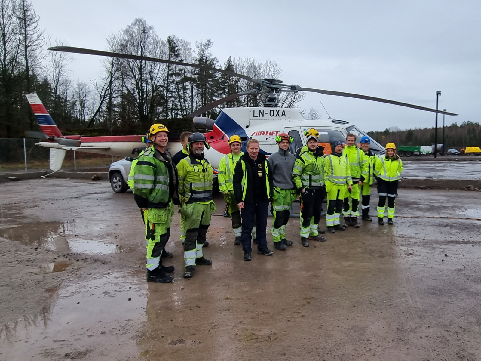 nykirke barkåker helikopter nettpartner